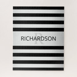 Puzzle Bandas de color negro y negro de color negro