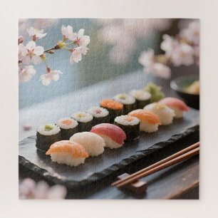 Puzzle Bandeja de Sushi Flor de Cerezo