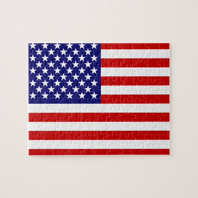 Puzzle Bandera americana (Horizontal)