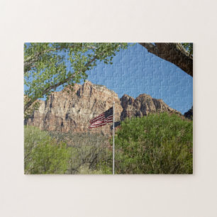 Puzzle Bandera Americana en Zion National Park II