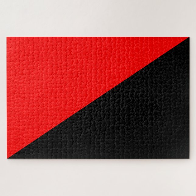 Puzzle Bandera anarquista (Horizontal)