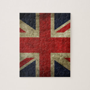 Puzzle Bandera antigua real británica de Union Jack