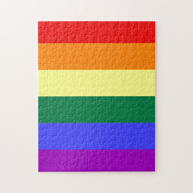Puzzle Bandera arco iris del Orgullo LGBT (Vertical)