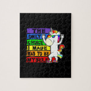 Puzzle Bandera arcoiris del orgullo gay LGBT - Regalo de 