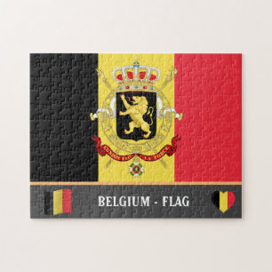 Puzzle Bandera belga / Bélgica Jigsaw Pu