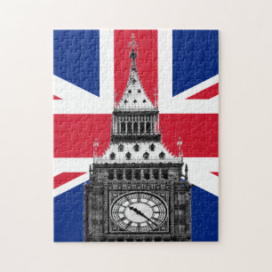Puzzle Bandera británica y Big Ben - Hinchas de Londres, 