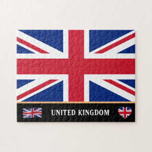 Puzzle Bandera británica y país inglés / Reino Unido