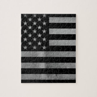 Puzzle Bandera BW de los E.E.U.U.