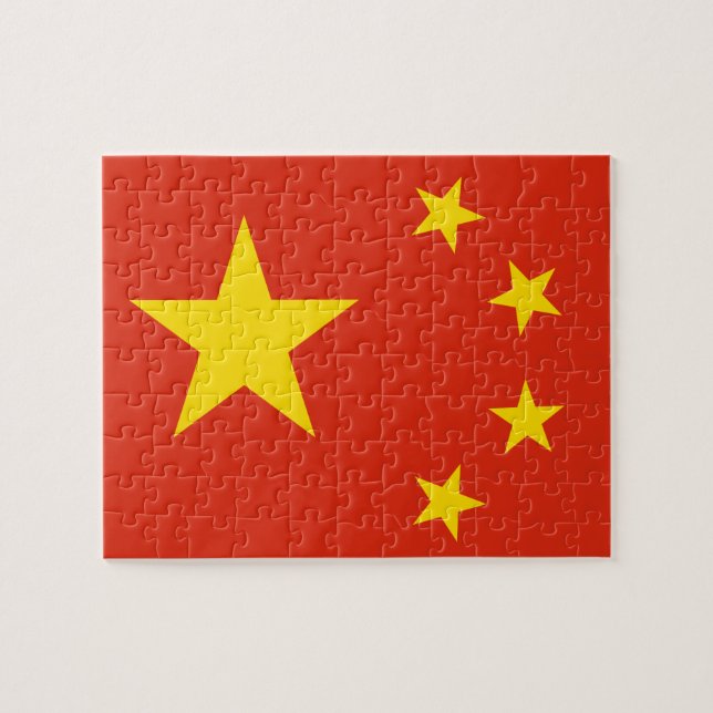 Puzzle Bandera china (China) (Horizontal)