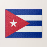 Puzzle Bandera cubana, La Habana, Fidel Castro, Che Gueva<br><div class="desc">Muestra tus creencias políticas con la bandera cubana.</div>