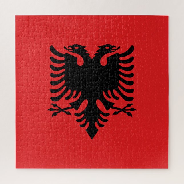 Puzzle Bandera de Albania (Vertical)