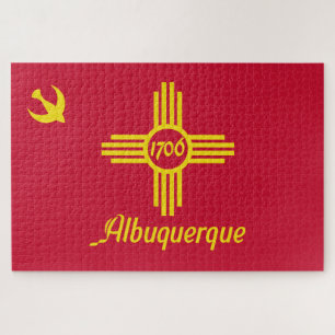 Puzzle Bandera de Albuquerque (Nuevo México)