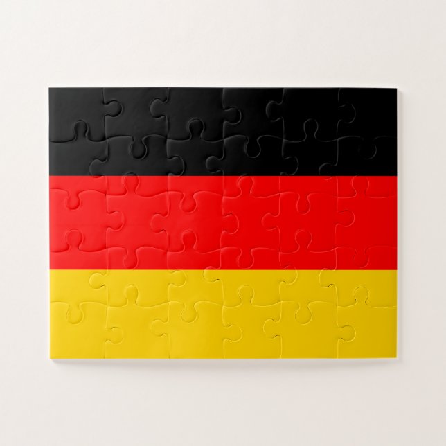 Puzzle Bandera de Alemania (Horizontal)