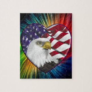 Puzzle Bandera de American Eagle n