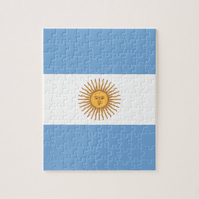 Puzzle Bandera de Argentina (Vertical)