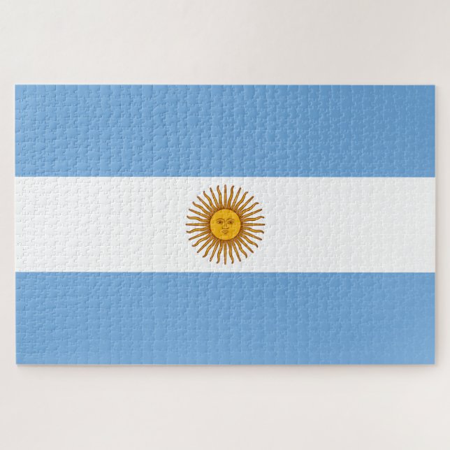 Puzzle Bandera de Argentina (Horizontal)