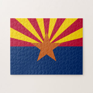 Puzzle Bandera de Arizona: Sol Poniente, El Estado del Co