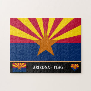Puzzle Bandera de Arizona y Estado de Arizona Estados Uni