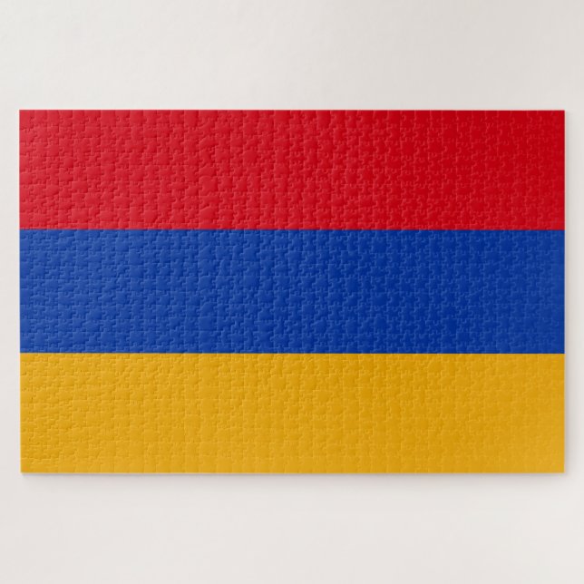 Puzzle Bandera de Armenia (Horizontal)