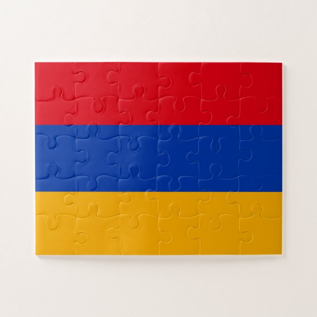 Puzzle Bandera de Armenia (Horizontal)