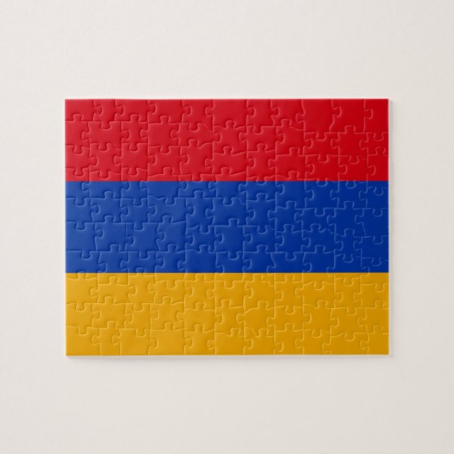 Puzzle Bandera de Armenia (Horizontal)