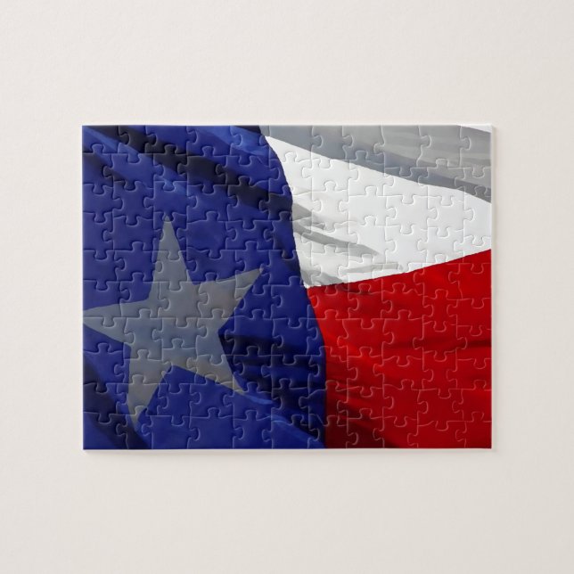 Puzzle Bandera de Arte Pop de Texas (Horizontal)