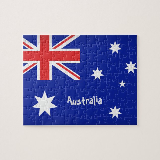 Puzzle Bandera de Australia (Horizontal)