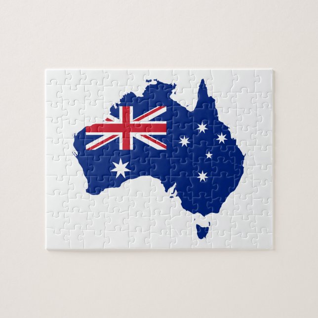 Puzzle Bandera de Australia (Horizontal)