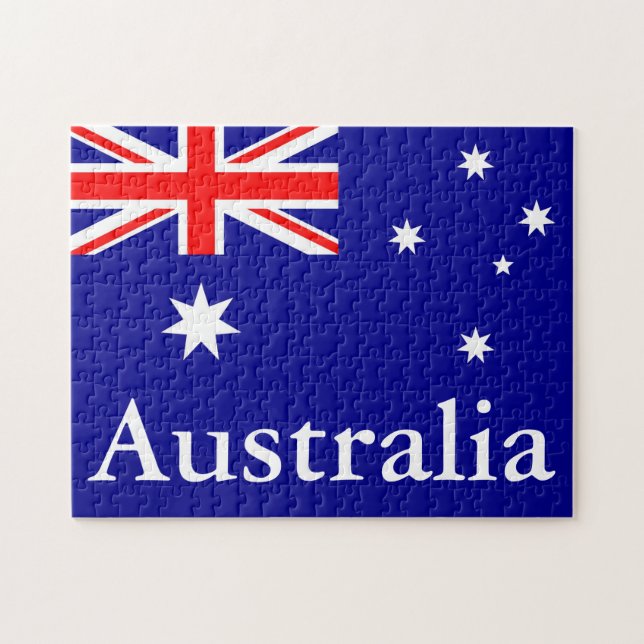 Puzzle Bandera de Australia (Horizontal)