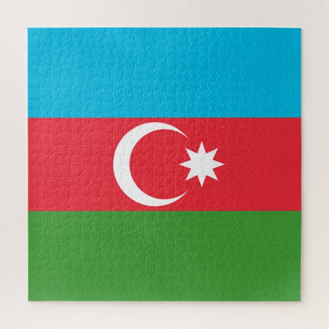 Puzzle Bandera de Azerbaiyán (Vertical)