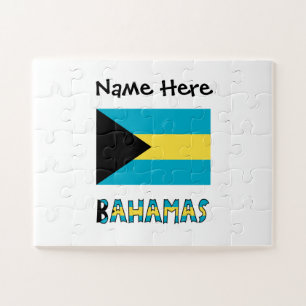 Puzzle Bandera de Bahamas Bahamiano 