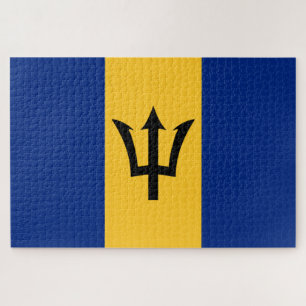 Puzzle Bandera de Barbados (Barbados) (Bajan)