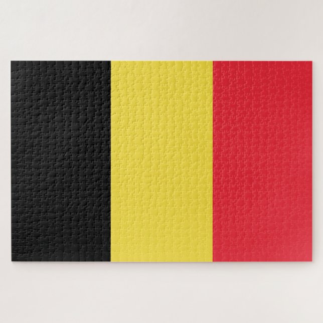 Puzzle Bandera de Bélgica (Horizontal)