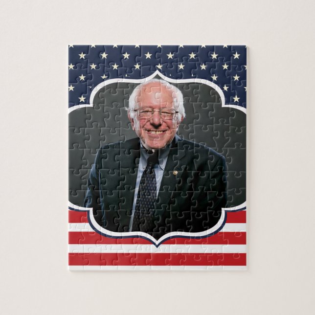 Puzzle bandera de bernie sanders (Vertical)