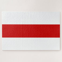 Puzzle Bandera de Bielorrusia (rojo y blanco)