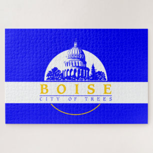 Puzzle Bandera de Boise (ciudad de Idaho)