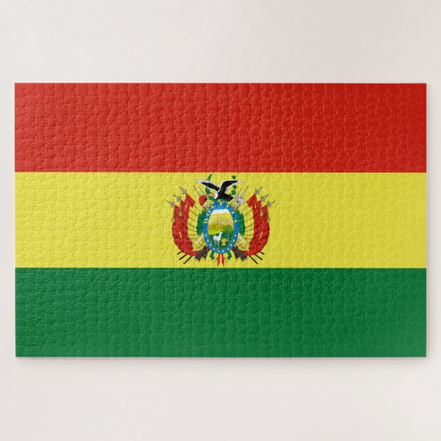 Puzzle Bandera de Bolivia (Horizontal)
