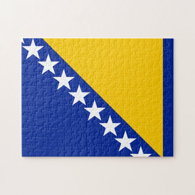Puzzle Bandera de Bosnia y Herzegovina (Horizontal)