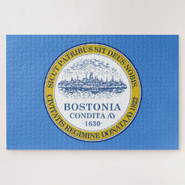 Puzzle Bandera de Boston (Massachusetts)
