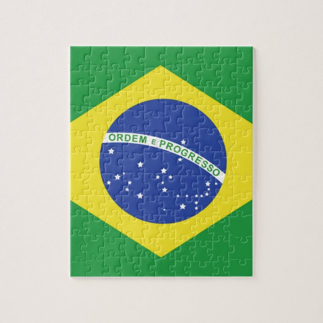 Puzzle Bandera de Brasil (Vertical)