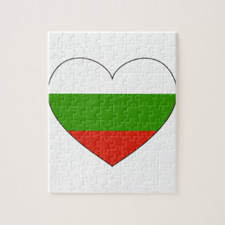 Puzzle Bandera de Bulgaria simple