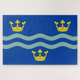 Puzzle Bandera de Cambridgeshire (Condado de Inglaterra,