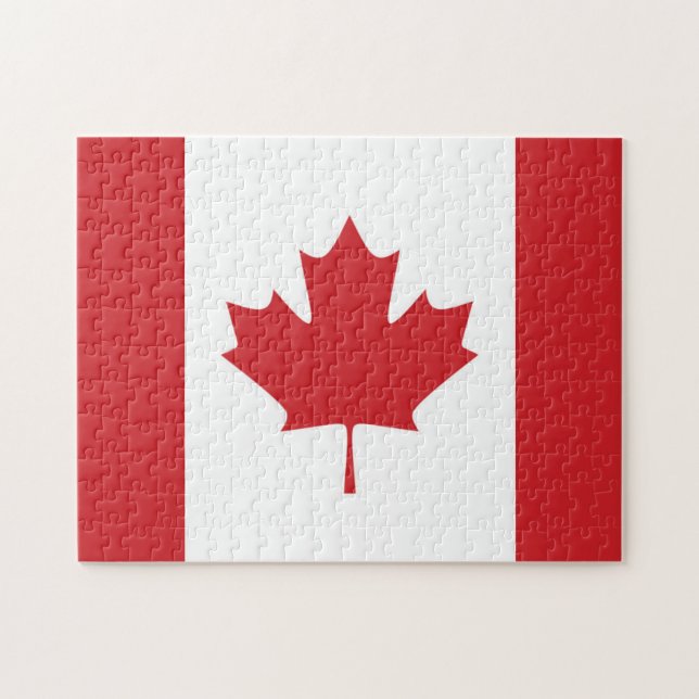 Puzzle Bandera de Canadá (Horizontal)