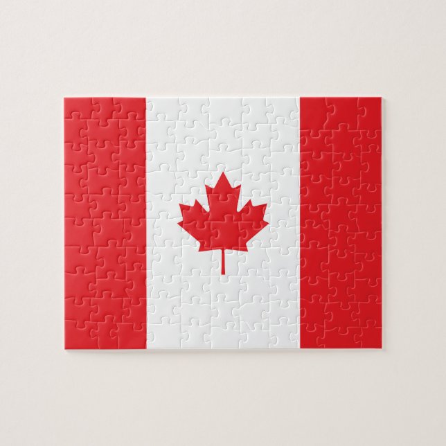 Puzzle Bandera de Canadá (Horizontal)