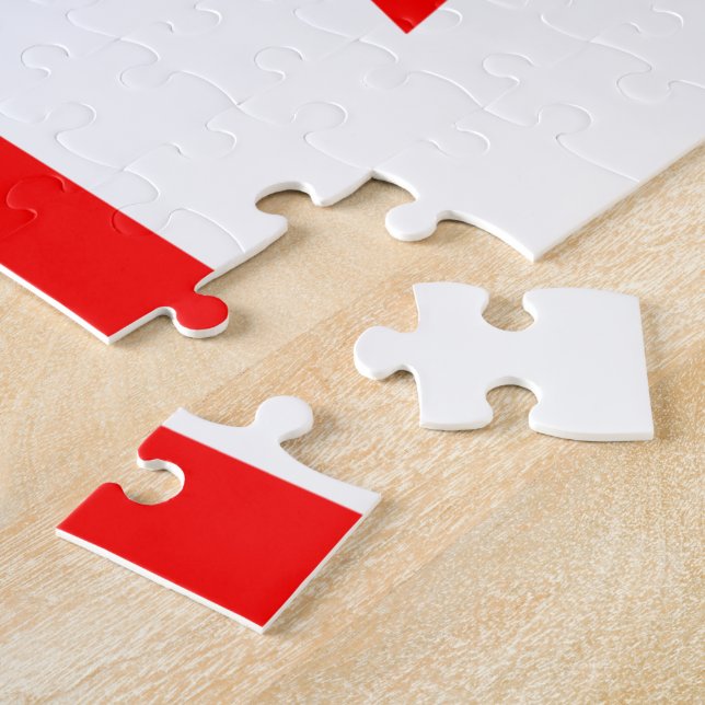 Puzzle Bandera de Canadá (Lado)