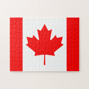 Puzzle Bandera de Canadá Colores canadienses Rojo Blanco