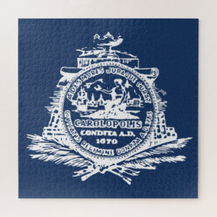 Puzzle Bandera de Charleston (Carolina del Sur)