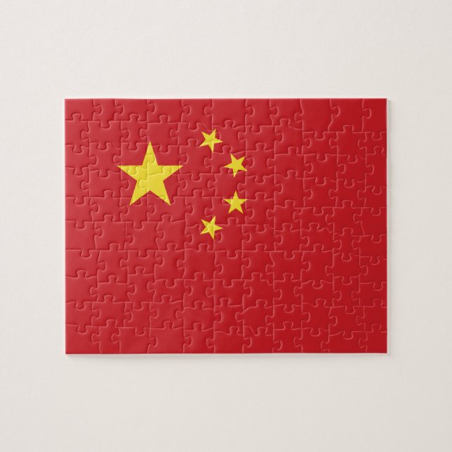Puzzle Bandera de China (Horizontal)