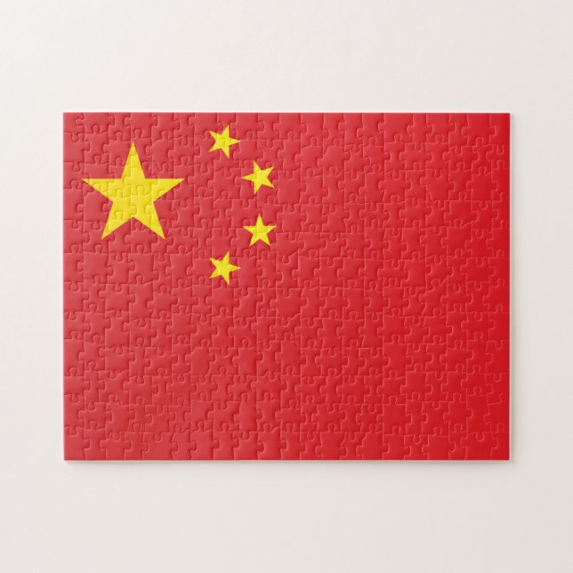Puzzle Bandera de China (Horizontal)