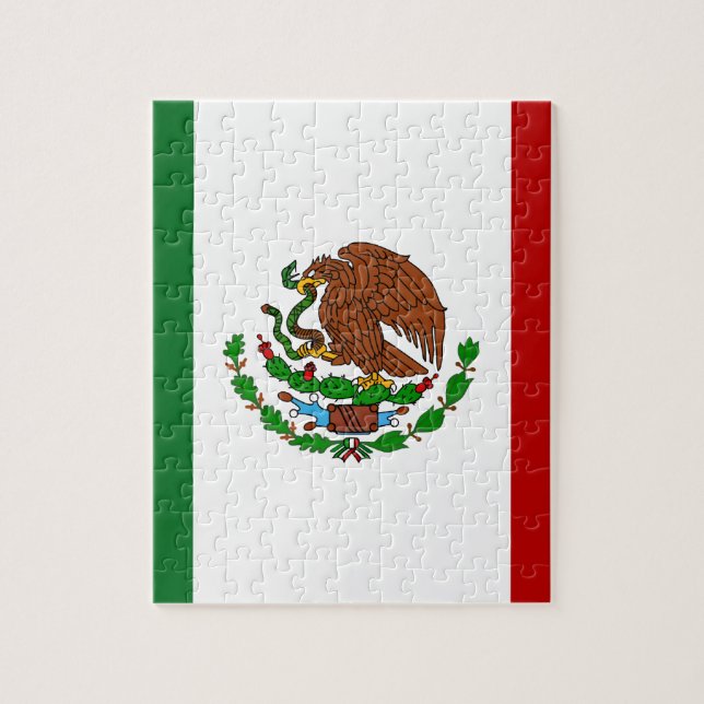 Puzzle Bandera de Cinco de Mayo en México (Vertical)